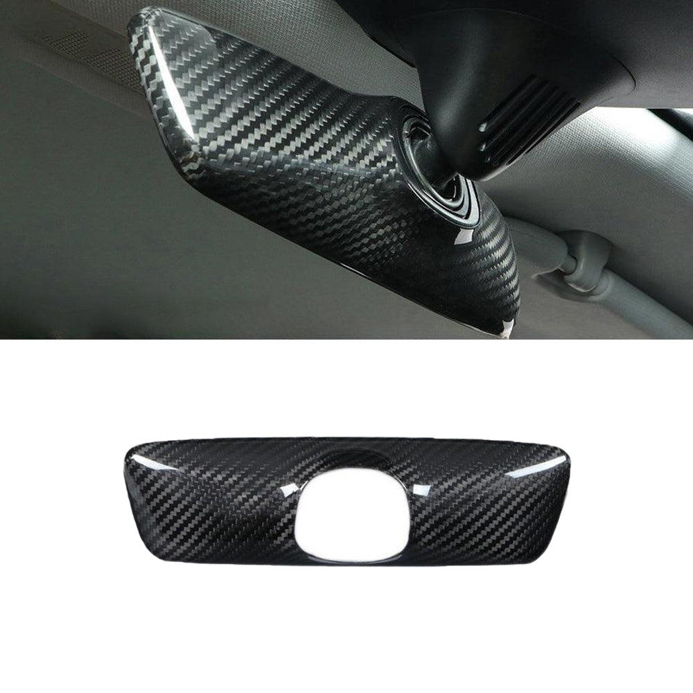 Interior Rearview Mirror Cover Model 3 Y Real Carbon Fiber Rearview Mirror Backside Overlay for Tesla