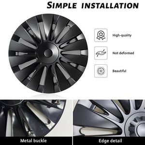 1pcs EVBASE Wheel Cover Replacement Tesla Hubcaps Model 3 Y Accessories 2017-2024 Year