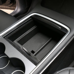 2023 Upgraded Tesla Model 3 Y Center Console Organizer Tray Box Black