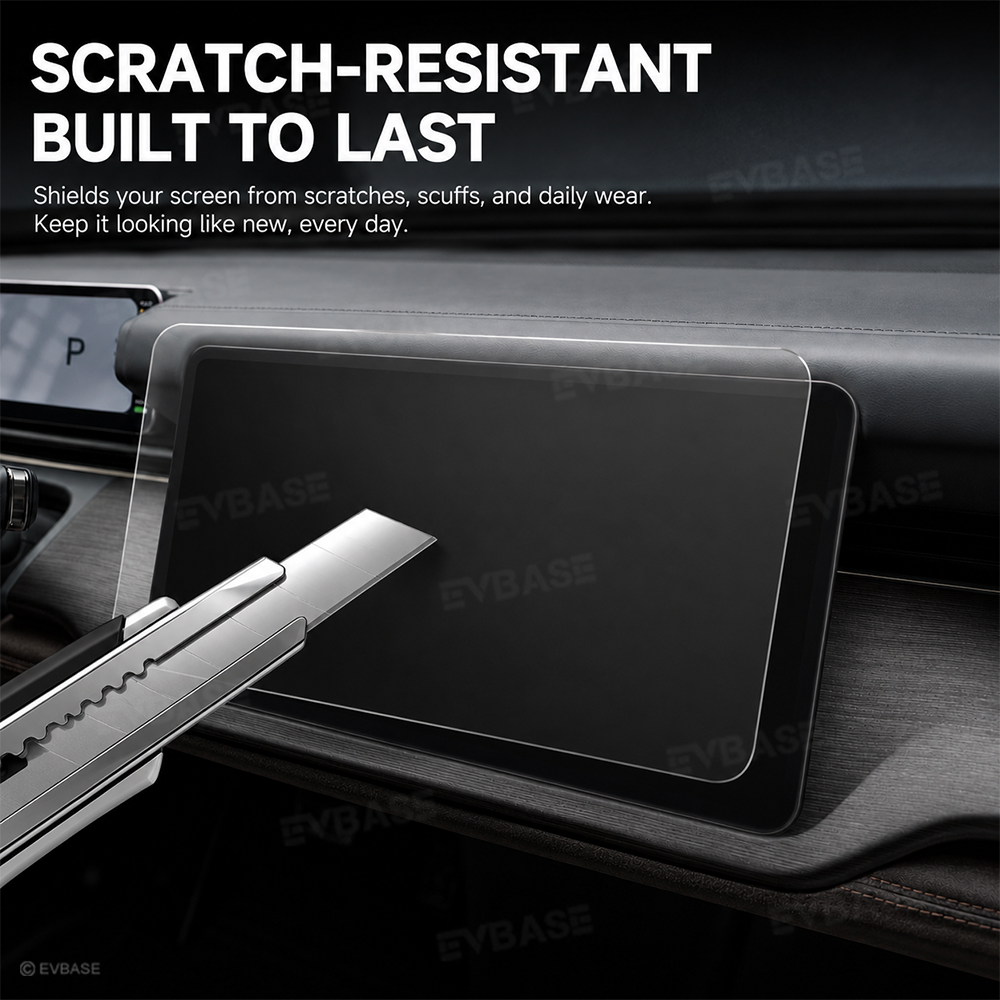 Screen Protector for Rivian R2 Center Touchscreen & Instrument Cluster HD Clear Tempered Glass Screen Protector Set
