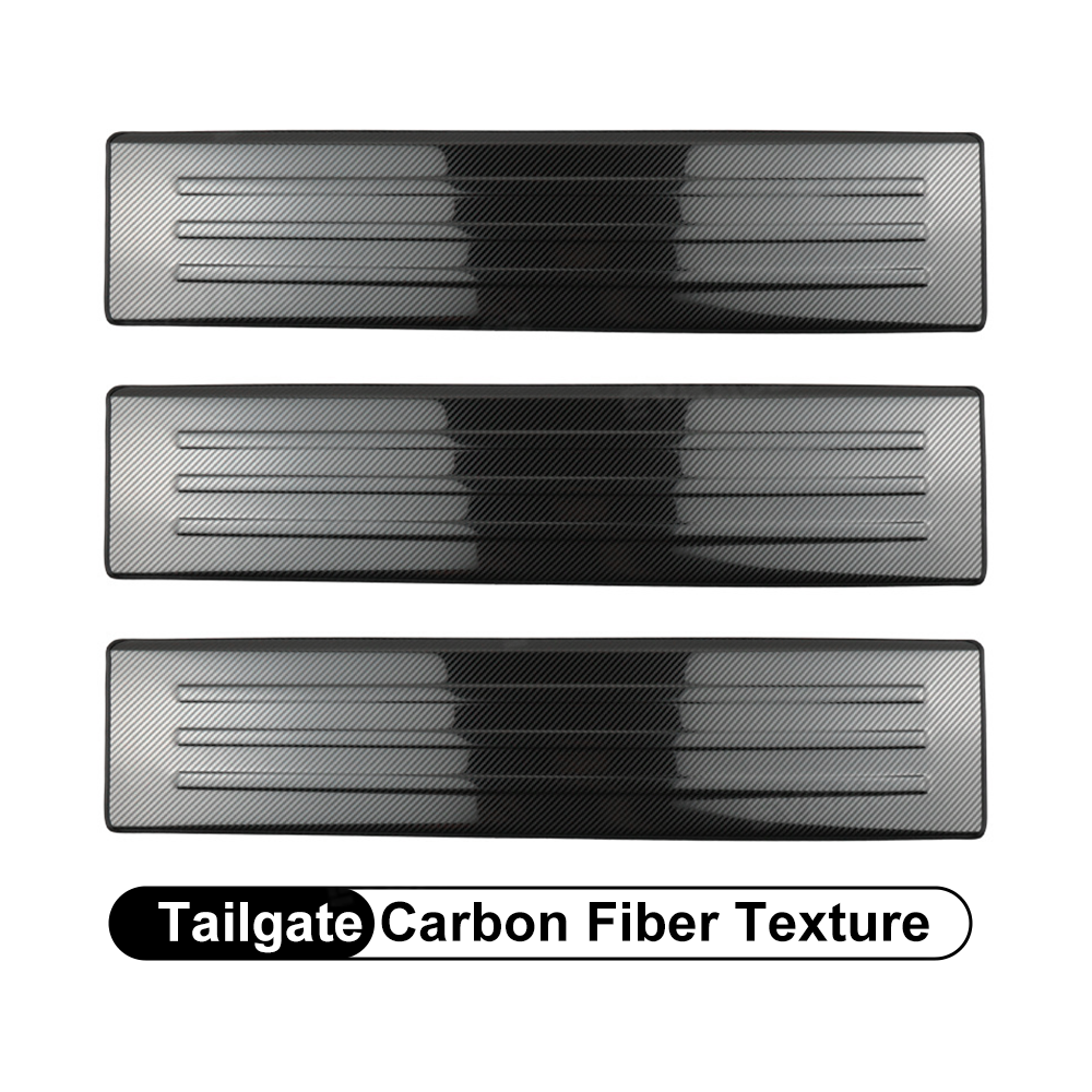 Cybertruck Rear Bumper Tailgate Protector Stainless Steel Tailgate Top Cover Rear Bumper Guard Step Plates