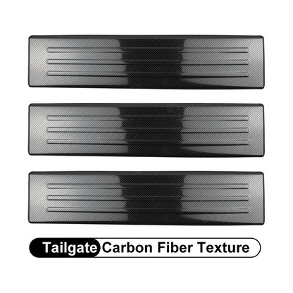 Cybertruck Rear Bumper Tailgate Protector Stainless Steel Tailgate Top Cover Rear Bumper Guard Step Plates