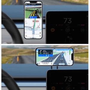 Tesla Phone Mount Holder for MagSafe Car Mount Adjustable Tesla Accessories
