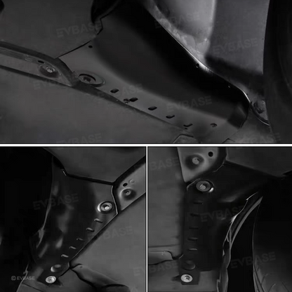 Model 3/Y Coolant Line Skid Plate Protection Guards Lower Chassis Coolant Pipe Protection Cover (Powder Coated)-Carbon Steel