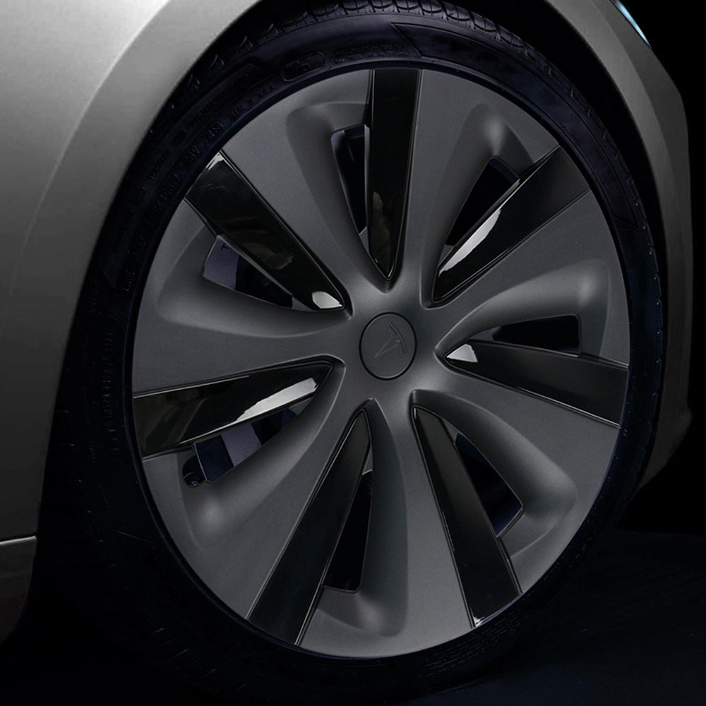 Model 3 Highland Wheel Covers 18inch Photon Wheel Caps Inspired by Model S Tempest Wheels for Tesla
