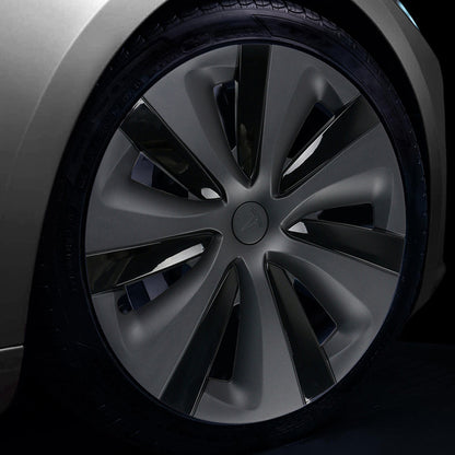 Model 3 Highland Wheel Covers 18inch Photon Wheel Caps Inspired by Model S Tempest Wheels for Tesla