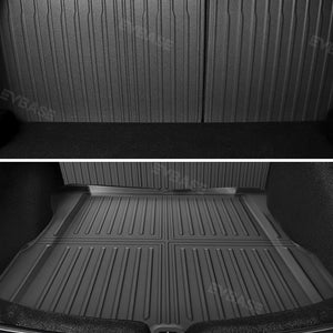 Model 3 Highland Trunk Mat Cargo Liner Back Seat Cover Tesla Interior Accessories 4PCS Set EVBASE
