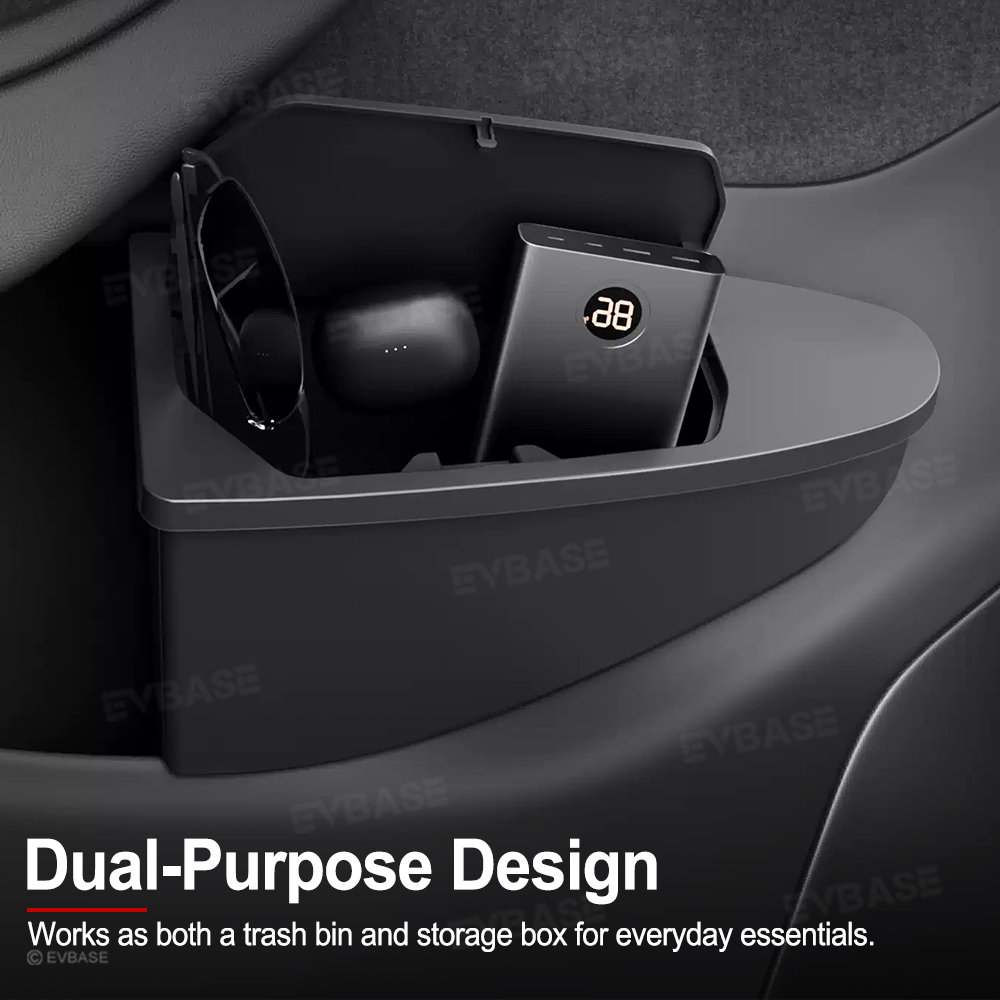 Model Y Juniper/ 3 Highland Front Door Trash Can Hidden Storage Organizer for Tesla