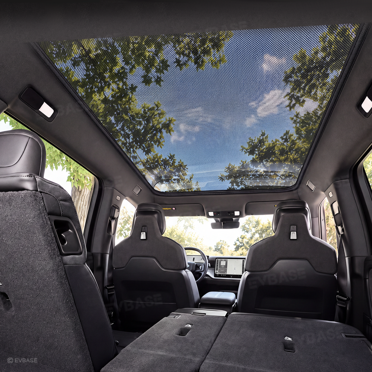 Panoramic Glass Roof Sunshade for Rivian R2 Sunroof Shade UV Protection & Heat Insulation