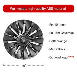 Tesla Model Y Wheel Cap 19 inch Induction Model Y Wheel Covers 4PCS EVBASE 2020-2024 Year