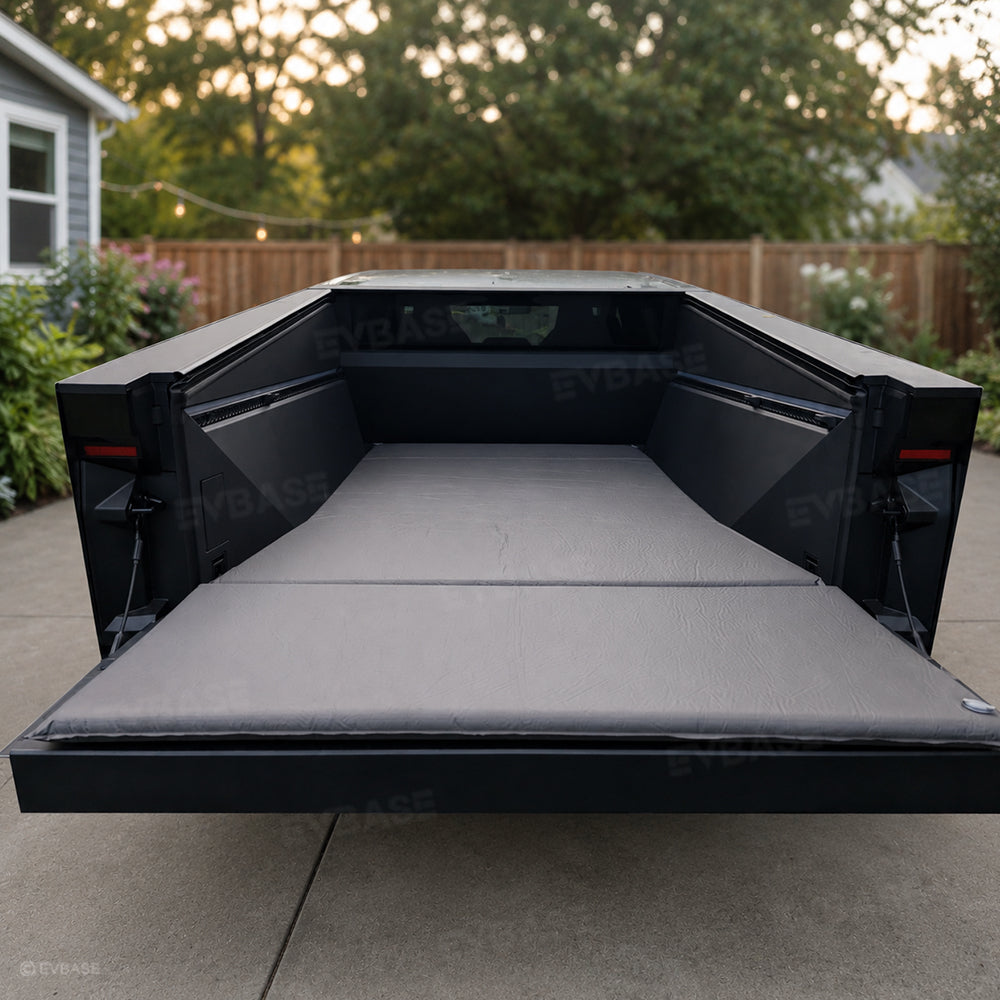 Cybertruck Air Mattress Frunk & Truck Bed Inflatable Camping Mattress Self-Inflating Travel Bed 2-Piece Set