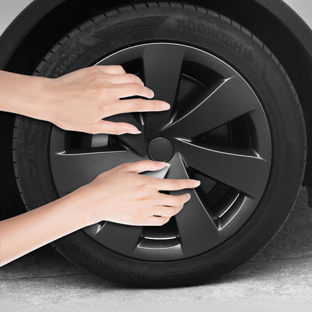 50%OFF -Model Y Wheel 19-Inch Hub Cap ABS Replacement Wheel Cover Set of 4 Matte Tesla Accessories
