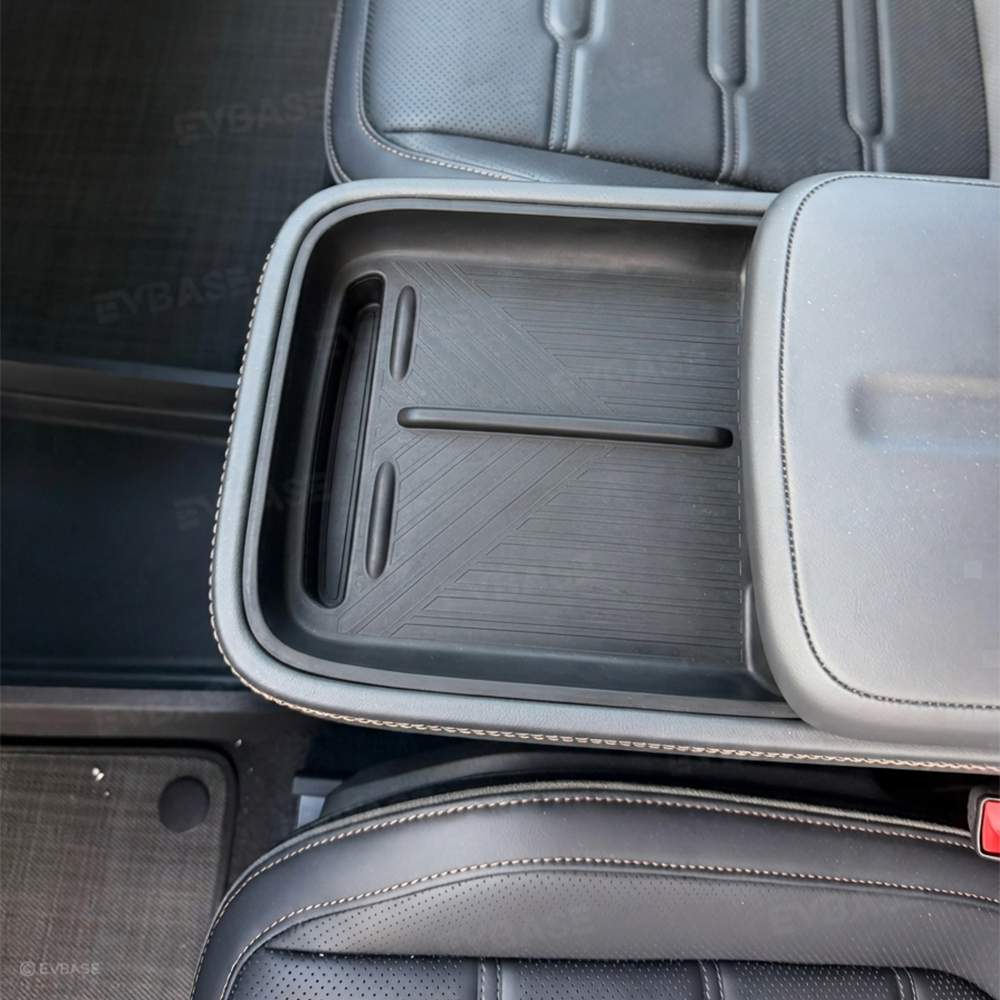 Center Console Wireless Charging Pad Liner for Rivian R2 Silicone Non-Slip Waterproof Protective Mat Phone Charging Area Liner