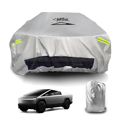 Cybertruck Full Car Covers Waterproof Sliver Coating All Weather Outdoor Protection Exterior Accessories for Tesla