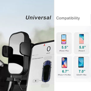 Tesla Model 3 Y Monitor Phone Mount Sunglasses Case Fixed Clip Safety Cell Phone Holder