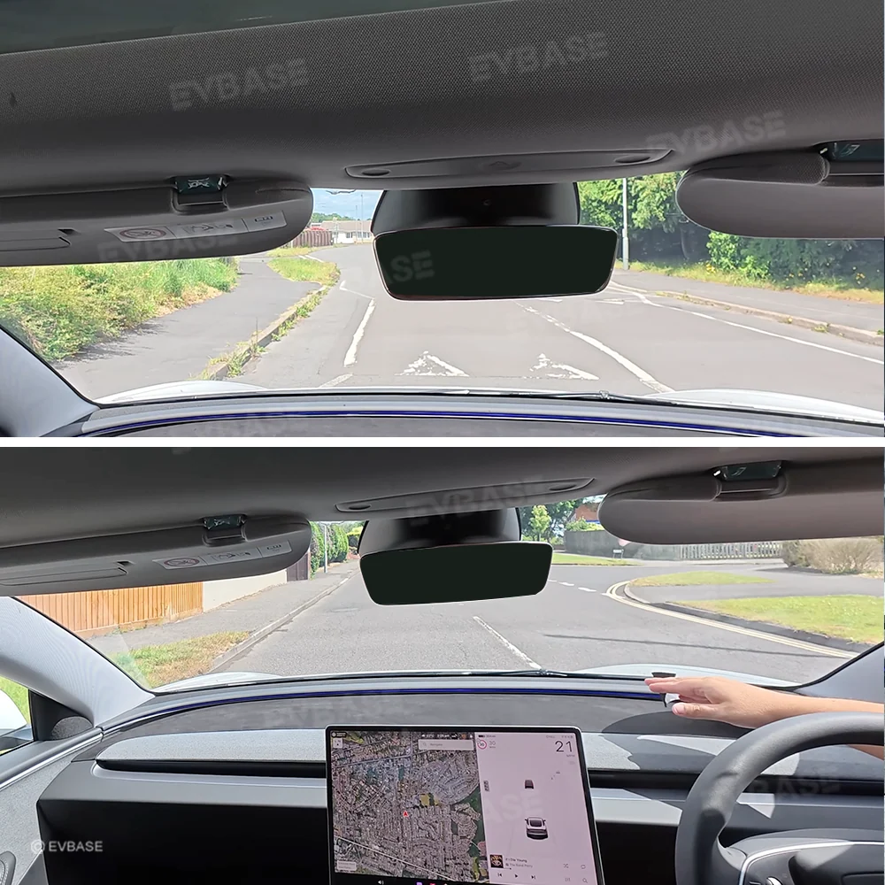 Model Y/3 Dashboard Cover Anti-Glare Sun Protection Suede Dash Mat Sunshield Dash Protector