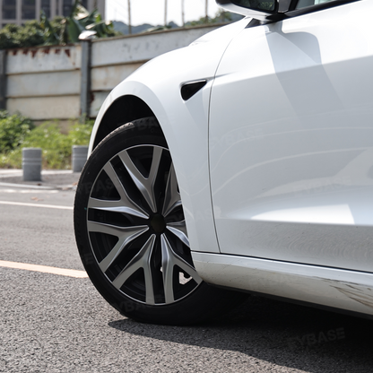 Model 3 Highland Wheel Covers 18" Photon Wheels Hubcaps Inspired By Model Y Performance