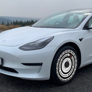 DIY Tesla Model 3/Y/3 Highland Custom Graphic Aerodisc Wheel Covers 4PCS 18/19/20Inch Full Coverage