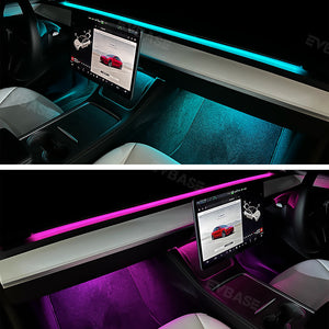 EVBASE Model 3 Y Ambient Light Kits Streamer Tesla Interior LED Lighting Accessories