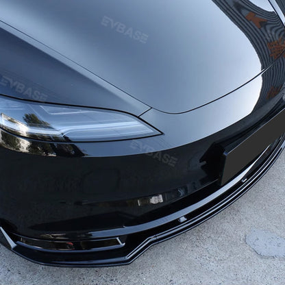 Model 3 Highland Front Bumper Lip ABS Splitter Front Apron Body Kits Spoiler Fascia 3-Stage For Tesla