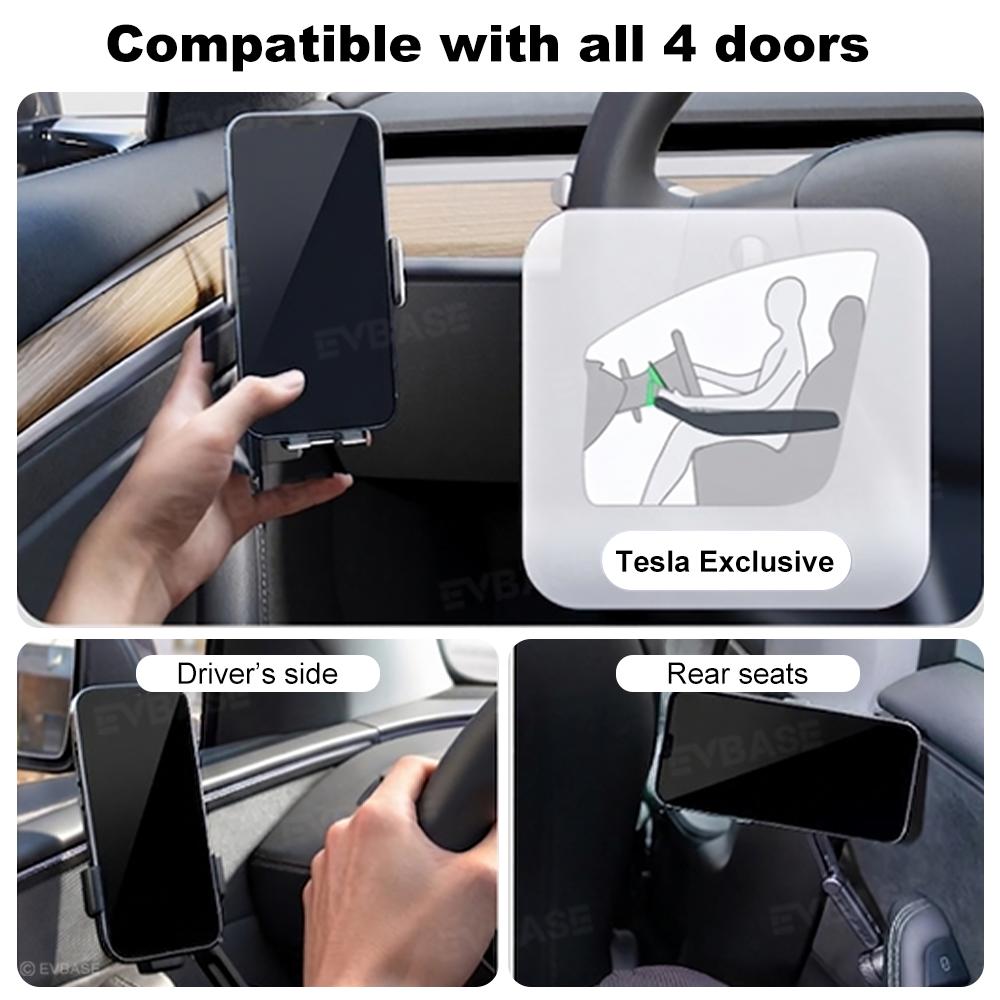 Model Y Juniper Phone Holder MagSafe Magnetic Car Door Phone Mount for Tesla Model Y & Model 3/ 3 Highland