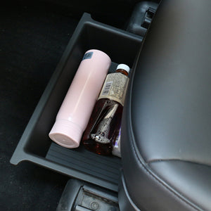 New EVBASE Model Y X Underseat Storage Box Organizer Tesla Hidden Tray With double layer Cover