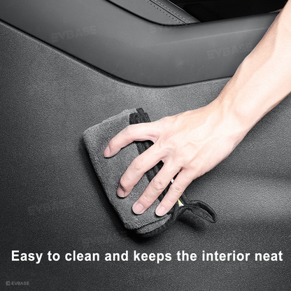 Model Y Juniper Anti-kick Pads Center Console Side & Rear Seat Stickers Protection Mats 5pcs Set