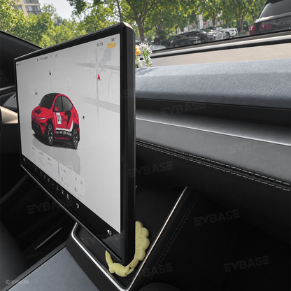 Model Y Juniper / Y L Center Console Screen Overlay Silicone Touchscreen Frame Protection Cover