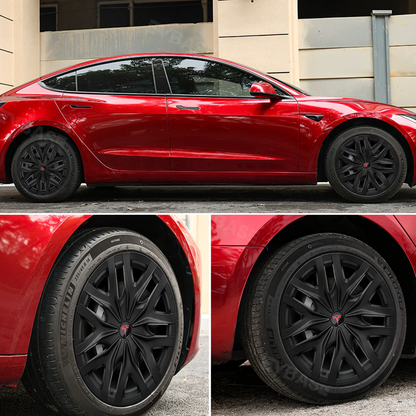 Model 3 Highland Wheel Covers 18" Photon Wheels Hubcaps Inspired By Model Y Performance