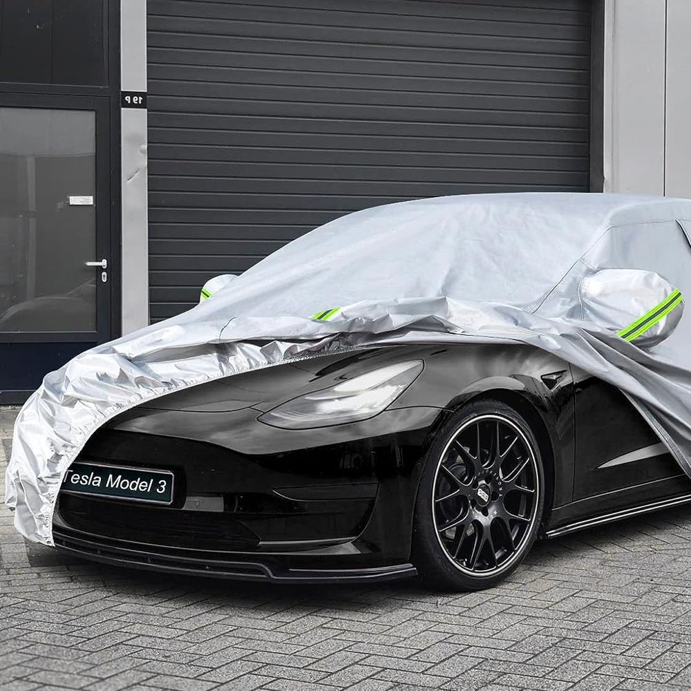 Model 3 X Y Full Car Cover Waterproof All Weather Protection Snow Proof Windproof Outdoor Car Covers for Tesla