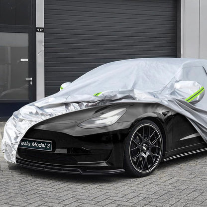 Model 3 X Y Full Car Cover Waterproof All Weather Protection Snow Proof Windproof Outdoor Car Covers for Tesla