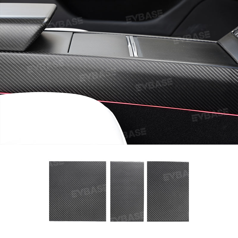 Tesla Model Y Juniper Real Carbon Fiber Upgrade Kit Full Interior Protection Cover Trim Overlay