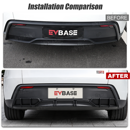 Model Y Juniper Rear Diffuser 2.0 ABS Sporty Style Lower Bumper Lip