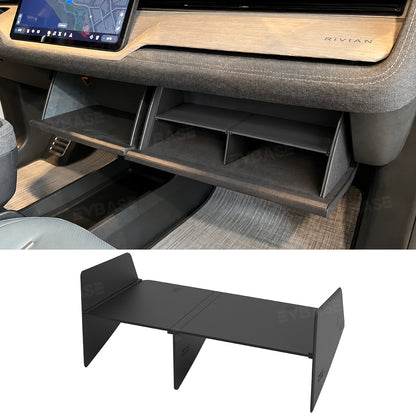 Glove Box Organizer Divider for Rivian R2 Center Console Organizer Storage Partition Insert