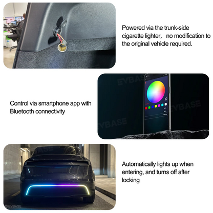 Model Y Juniper Rear Bumper Ambient Lighting RGB Dynamic LED Light Strip