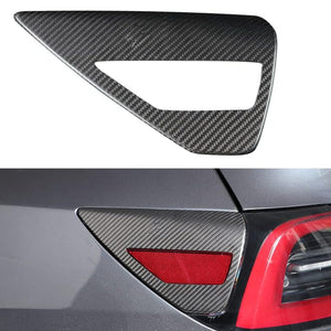 EVBASE Tesla Model 3 Y X S Charging Port Cover Real Carbon Fiber