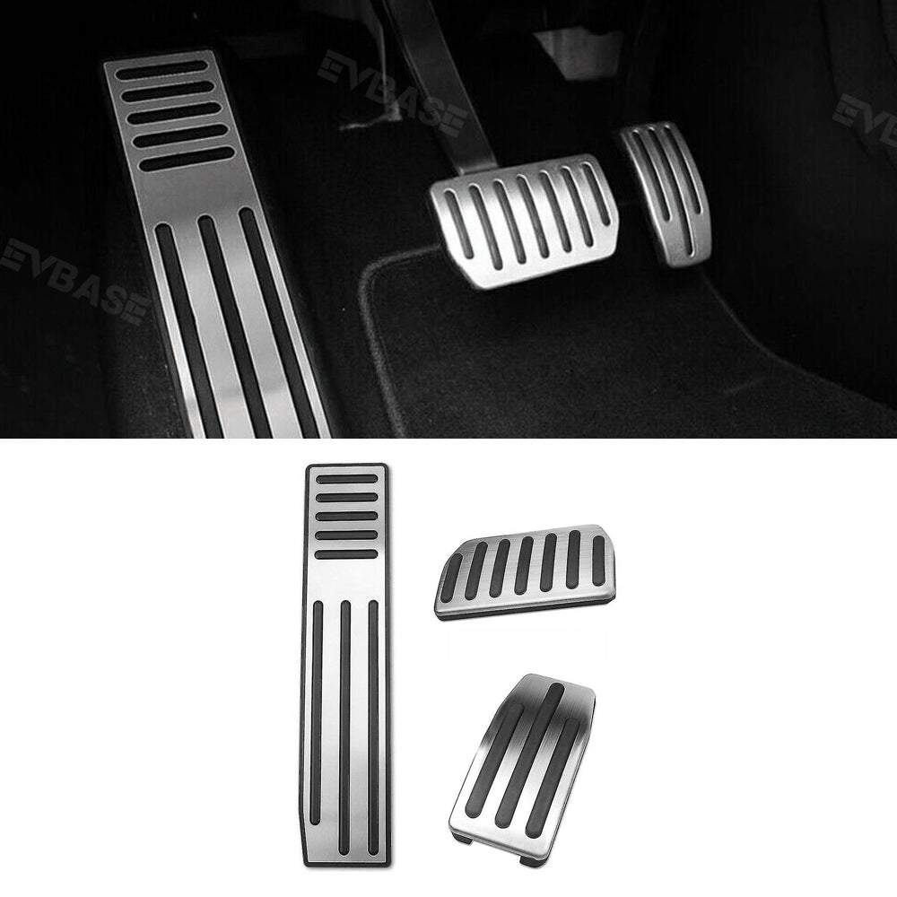 Model X S Brake Pedal Covers Non-Slip Performance Metal Foot Pedal Covers for Tesla