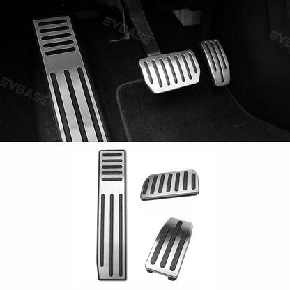 Model X S Brake Pedal Covers Non-Slip Performance Metal Foot Pedal Covers for Tesla