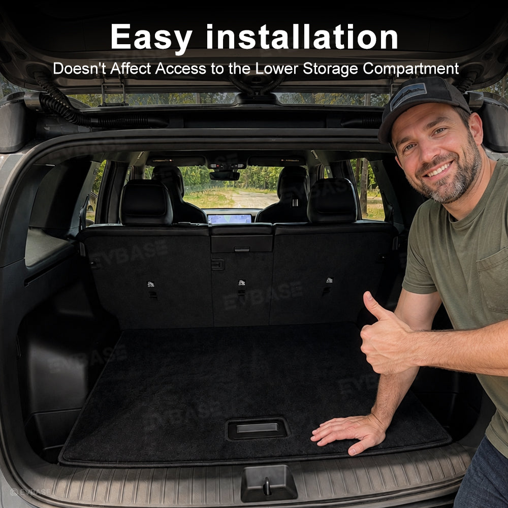 Trunk Mat Cargo Liner for Rivian R2 All-Weather Rear Carpet Mat Protection