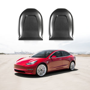 Tesla Real Carbon Fiber Backseat Cover Model 3 Y Genuine Carbon Fiber Full Seat Back Replacements