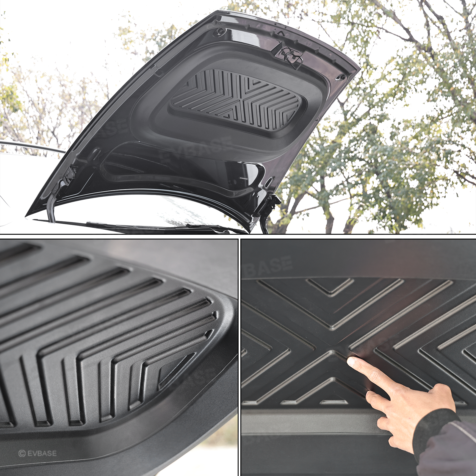 Model Y Juniper Frunk Hood Insulation Pad Frunk Lid Soundproof Protective Mat for Tesla
