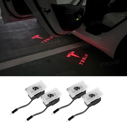 Model Y Juniper Puddle Lights 64-Color Changing Door Projection Lights with Smart APP Control for Model 3/Y/X/S