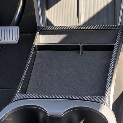Model Y Juniper Standard Center Console Organizer 2.0 Console Storage Tray with Divided Compartment