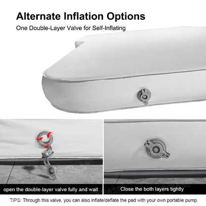 Air Mattress for Hummer EV SUV Inflatable Camping Mattress Bed Rear Trunk Travel Sleeping Pad with External Air Pump