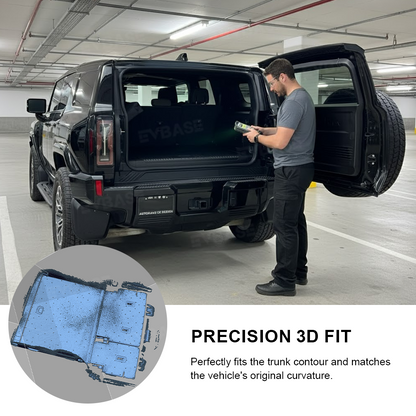 Air Mattress for Hummer EV SUV Inflatable Camping Mattress Bed Rear Trunk Travel Sleeping Pad with External Air Pump