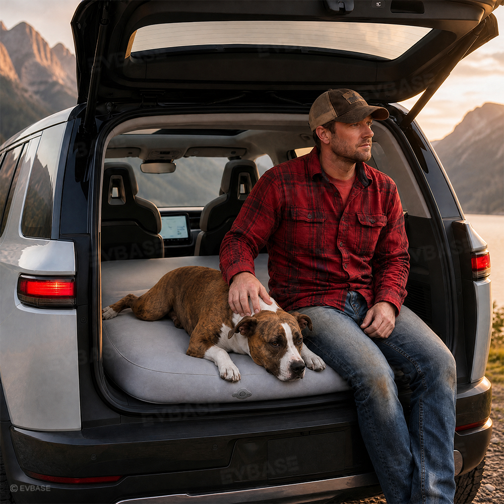 Air Mattress for Rivian R2 Inflatable Camping Bed Rear Trunk Travel Accessories