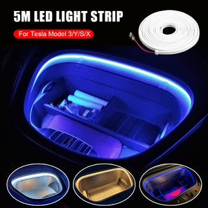 Tesla Frunk LED Light Strip for Model 3 Y X S Ambient Light With Remote App Control