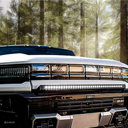 Bumper Light Bar for Hummer EV Off Road Lights with Mounts 40'' LED Lighting Bar Kit Upgrades