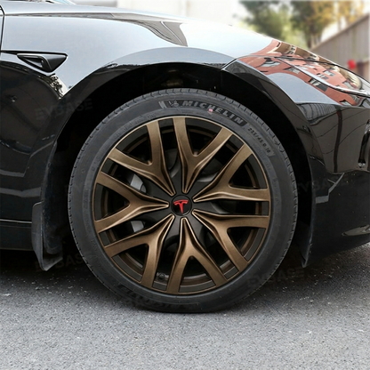 Model 3 Highland Wheel Covers 18" Photon Wheels Hubcaps Inspired By Model Y Performance