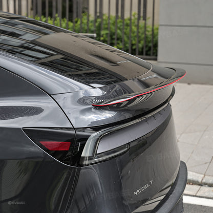 Carbon Fiber Rear Wing Spoiler for Model 3 Highland/ Y Juniper with Performance Style Redline Rear Trunk Spoiler